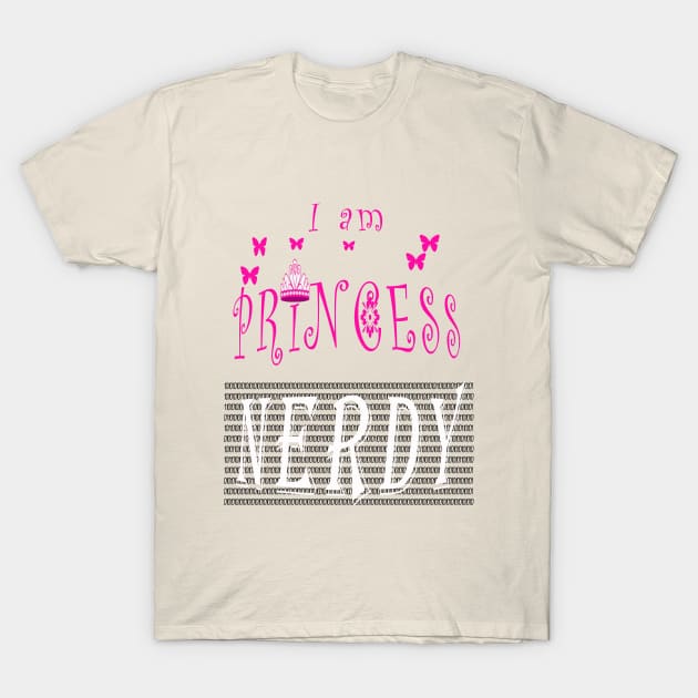 princess nerdy T-Shirt by Yaman